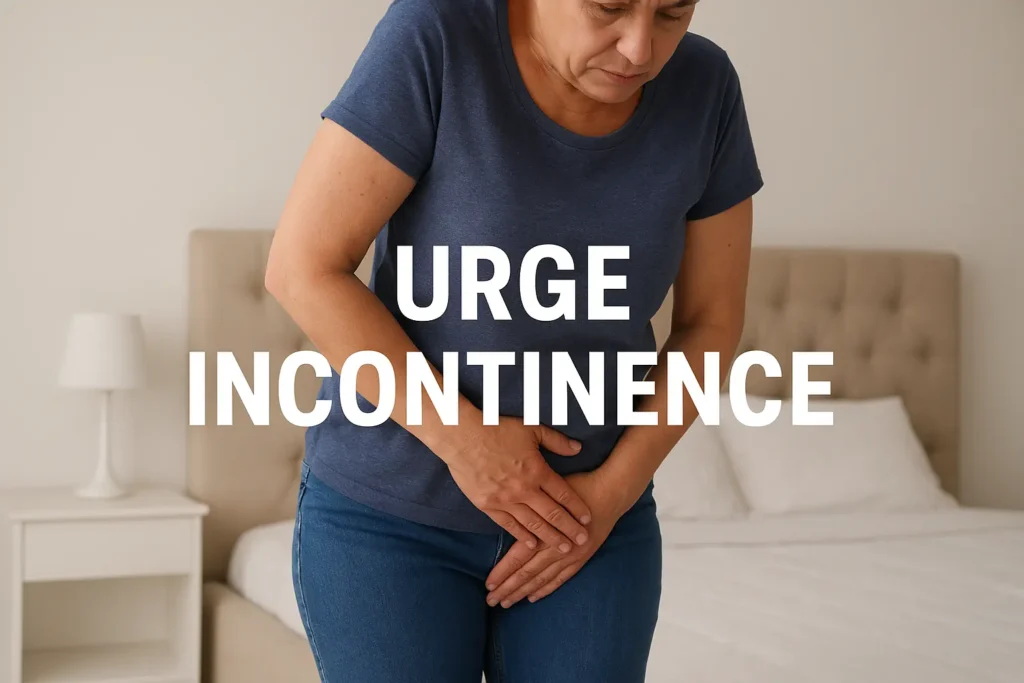 how to manage urge incontinence Woolwich symptoms