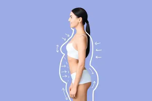 image of woman experiencing fat reduction treatment Woolwich